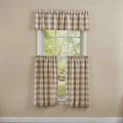 Park Designs Buffalo Check Natural Tiers 72" X 36"
